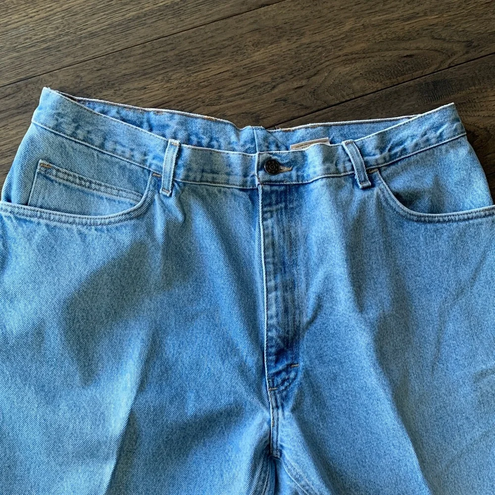 All American Clothing Classic Light Blue Relaxed Fit Jeans.Made in USA. SZ:39x32